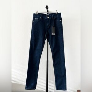 Versace Jeans Couture Skinny Jeans in Dark Wash, Size 28 & 29, New with Tag